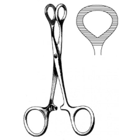 Pean Hemostatic Forceps oval jaw 12cm - Surgix Instruments Medical Stainless Steel Hemostatic Clamp