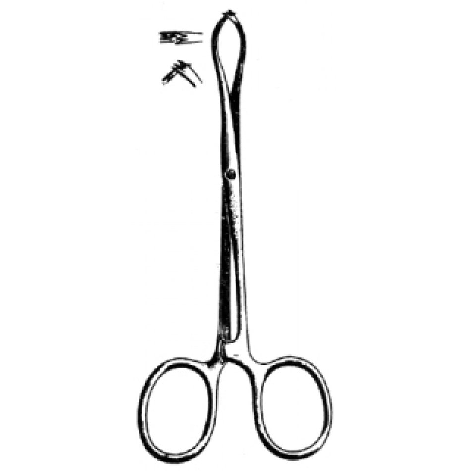 Porrier Tissue Forceps 2x3 Teeth, 18cm - Surgix Instruments Medical Stainless Steel Hemostatic Clamp
