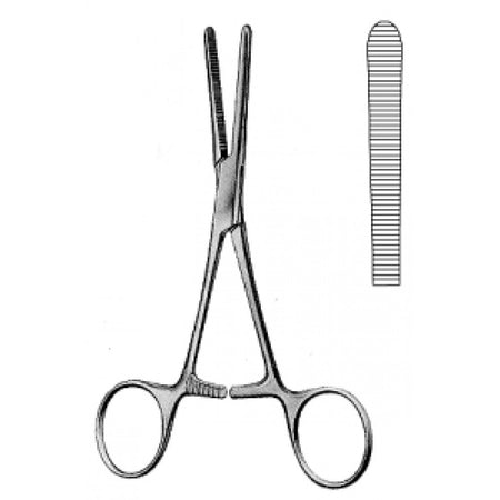 Klinikum Berlin Tubing Clamp Serrated jaws 14cm - Surgix Instruments Medical Stainless Steel Hemostatic Clamp