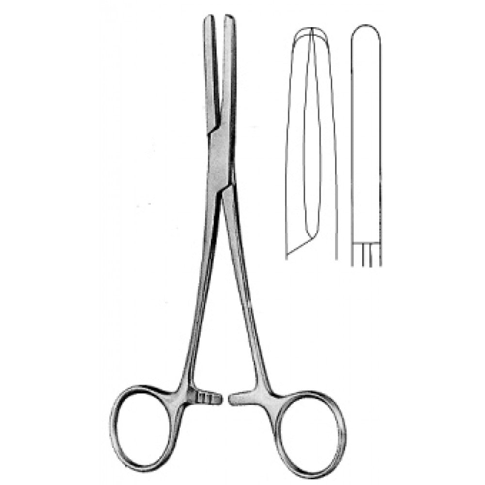Tube Occluding Forceps (Presbyterian Hosp.)18cm - Surgix Instruments Medical Stainless Steel Hemostatic Clamp