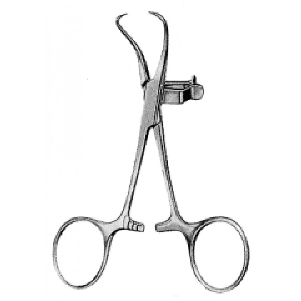 Backhaus Towel Clip with side clip 11cm - Surgix Instruments Stainless Steel Towel Clamp