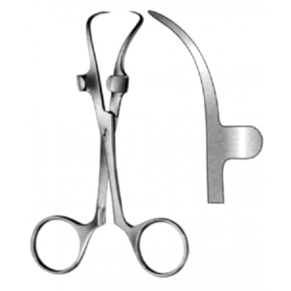 Robin Towel Forceps with clip for tube - Surgix Instruments Stainless Steel Towel Clamp