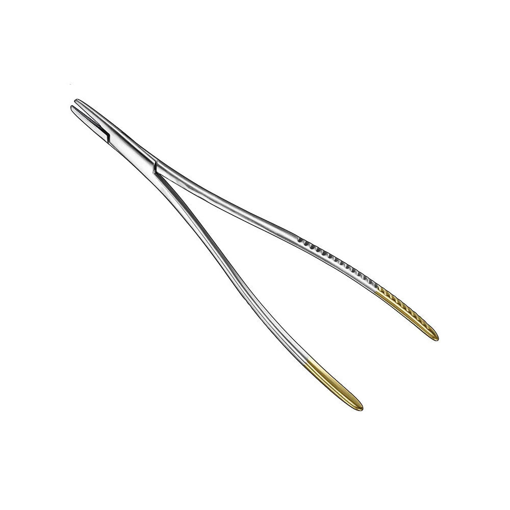 LANGENBECK, needle holder, 18 cm, TC – Needle Holders TC | Surgix Instruments