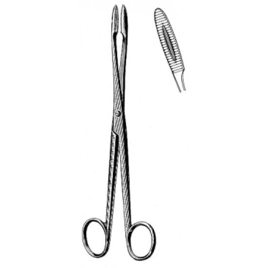 Gross Maier Dressing Forceps Curved S/J 16cm