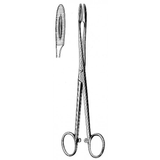 Gross Maier Dressing Forceps Straight S/J with Ratchet 16cm