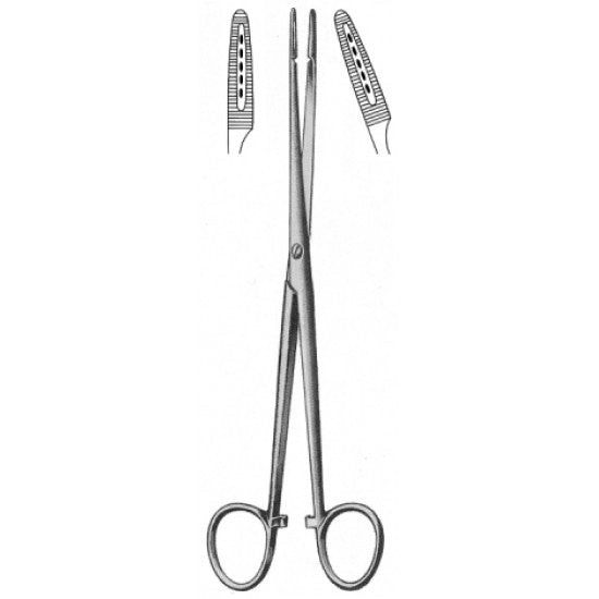 Maier Dressing Forceps Straight S/J 25cm