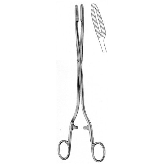 Sims Maier Dressing Forceps Curved S/J 28cm