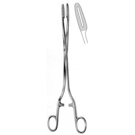 Sims Maier Dressing Forceps Curved S/J 28cm