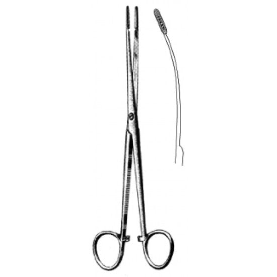 Modified Martin Dressing Forceps Curved 17cm