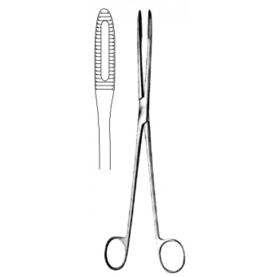Gross Maier Dressing Forceps Straight without Ratchet 20cm