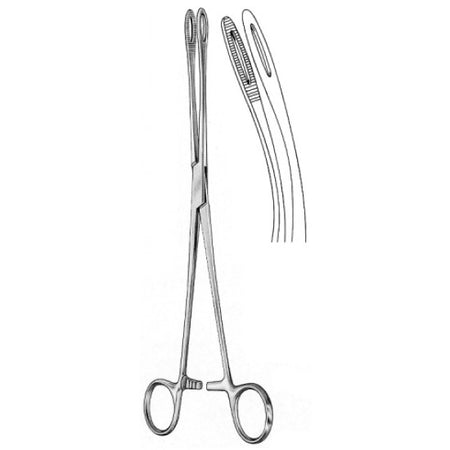 Foerster Swab Forceps Narrow Curved 25cm