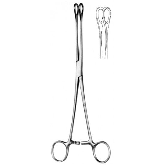 Foerster Sponge Holding Forceps Smooth Straight 25cm