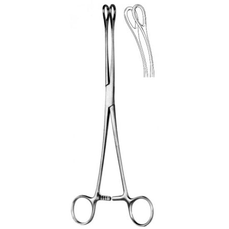 Foerster Sponge Holding Forceps Smooth Curved 18cm
