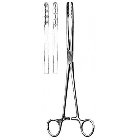 Ulrich Swab Forceps Straight 22cm