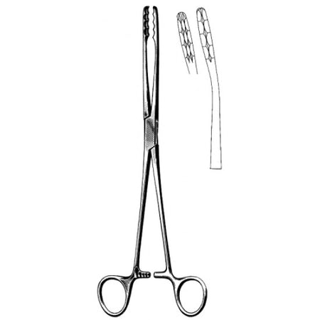 Ulrich Swab Forceps Curved 22cm