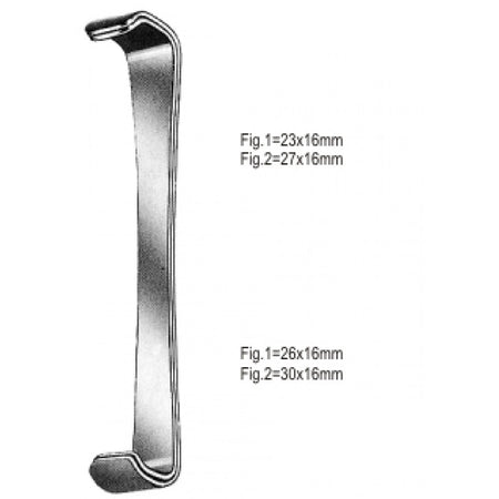 Farabeuf Retractor Double-Ended 15cm Figure 2 - Surgix Instruments