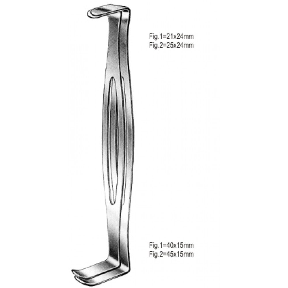 US Army Parker Langenbeck Retractor Double-Ended 21cm Figure 1 - Surgix Instruments