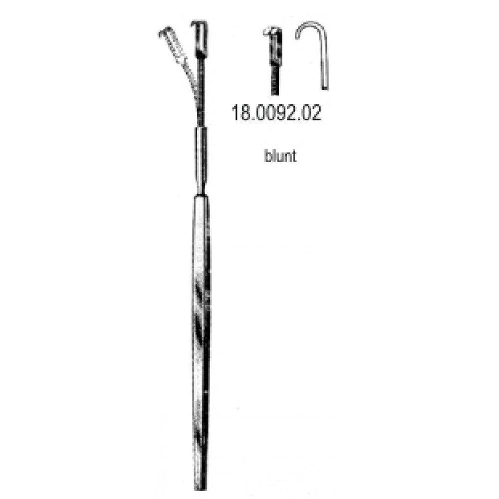 Hook Retractor blunt flexible 2pr. 16cm - Surgix Instruments