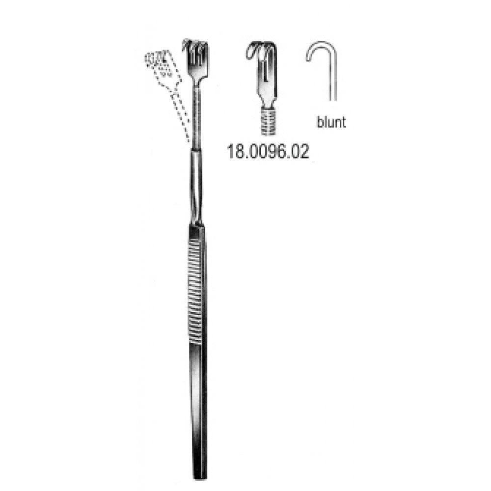 Retractor flexible blunt 2pr. 16cm - Surgix Instruments