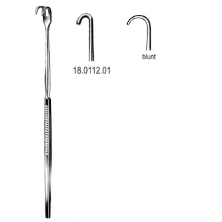 Retractor Tracheal blunt 1pr. 16cm - Surgix Instruments