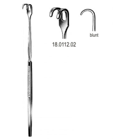 Retractor Tracheal blunt 2pr. 16cm - Surgix Instruments
