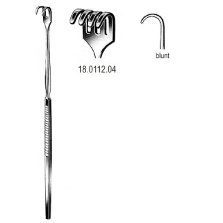 Retractor Tracheal blunt 4pr. 16cm - Surgix Instruments