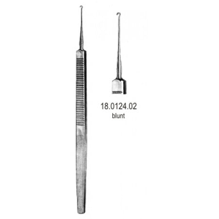Graefe Skin Hook single blunt 16cm - Surgix Instruments