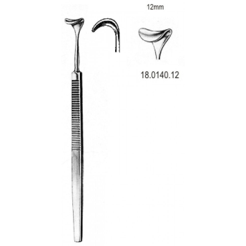 Desmarres Retractor (Eyelid) 12x160mm - Surgix Instruments