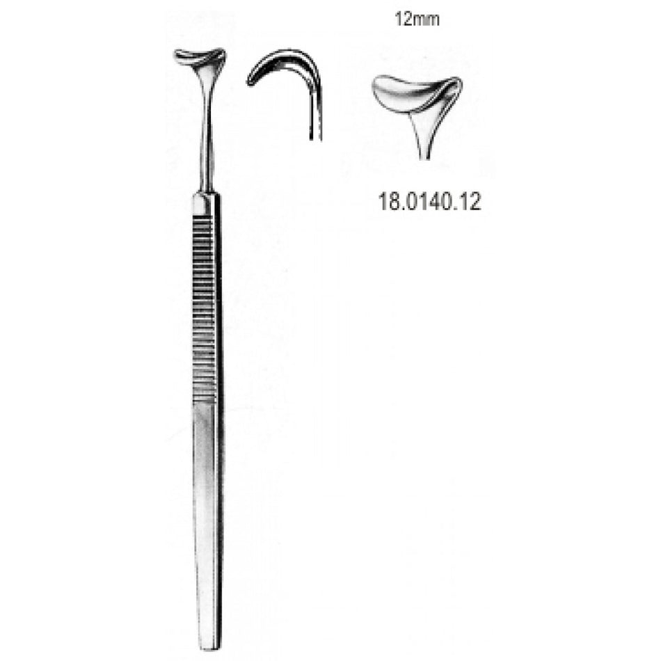 Desmarres Retractor (Eyelid) 12x160mm - Surgix Instruments