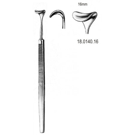 Desmarres Retractor (Eyelid) 16x160mm - Surgix Instruments