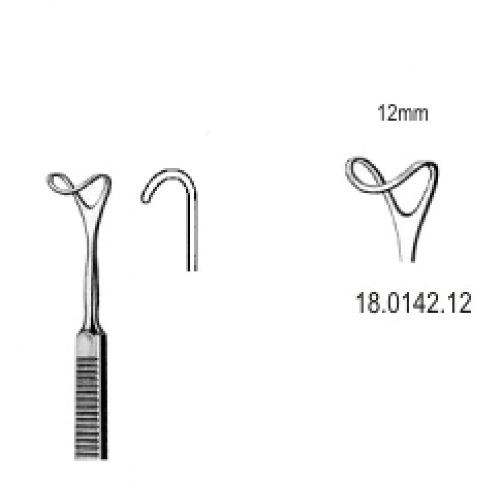 Retractor hollow blade 12mmx16cm - Surgix Instruments