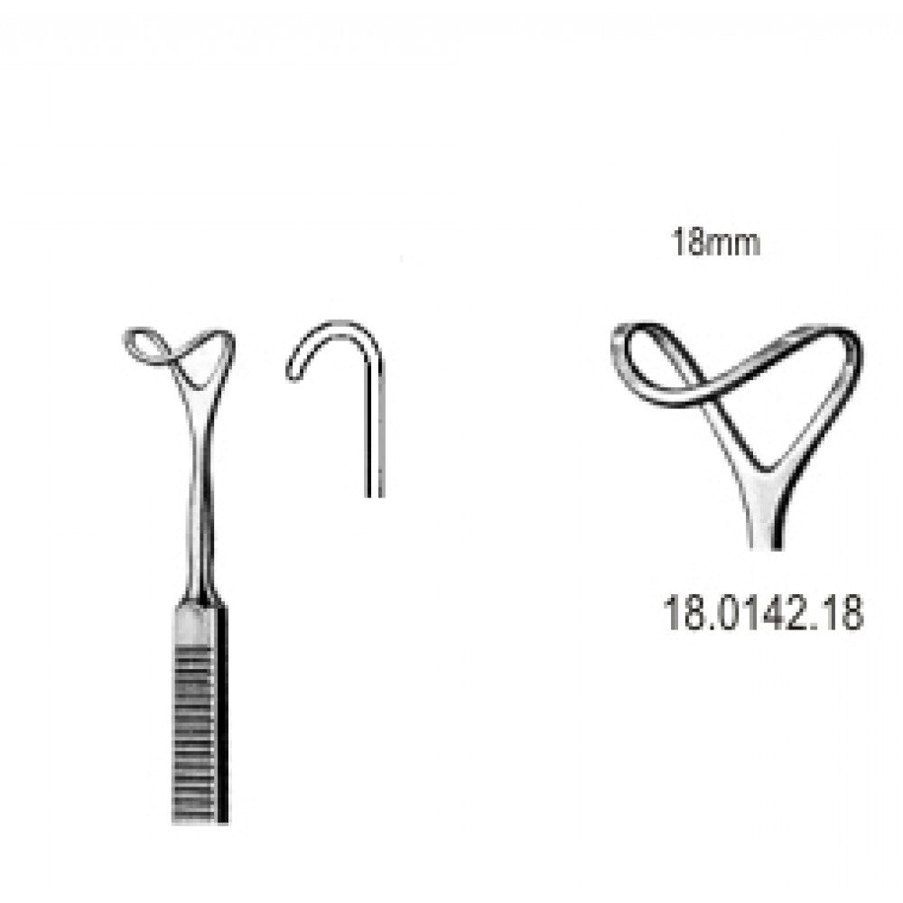 Retractor hollow blade 18mmx16cm - Surgix Instruments