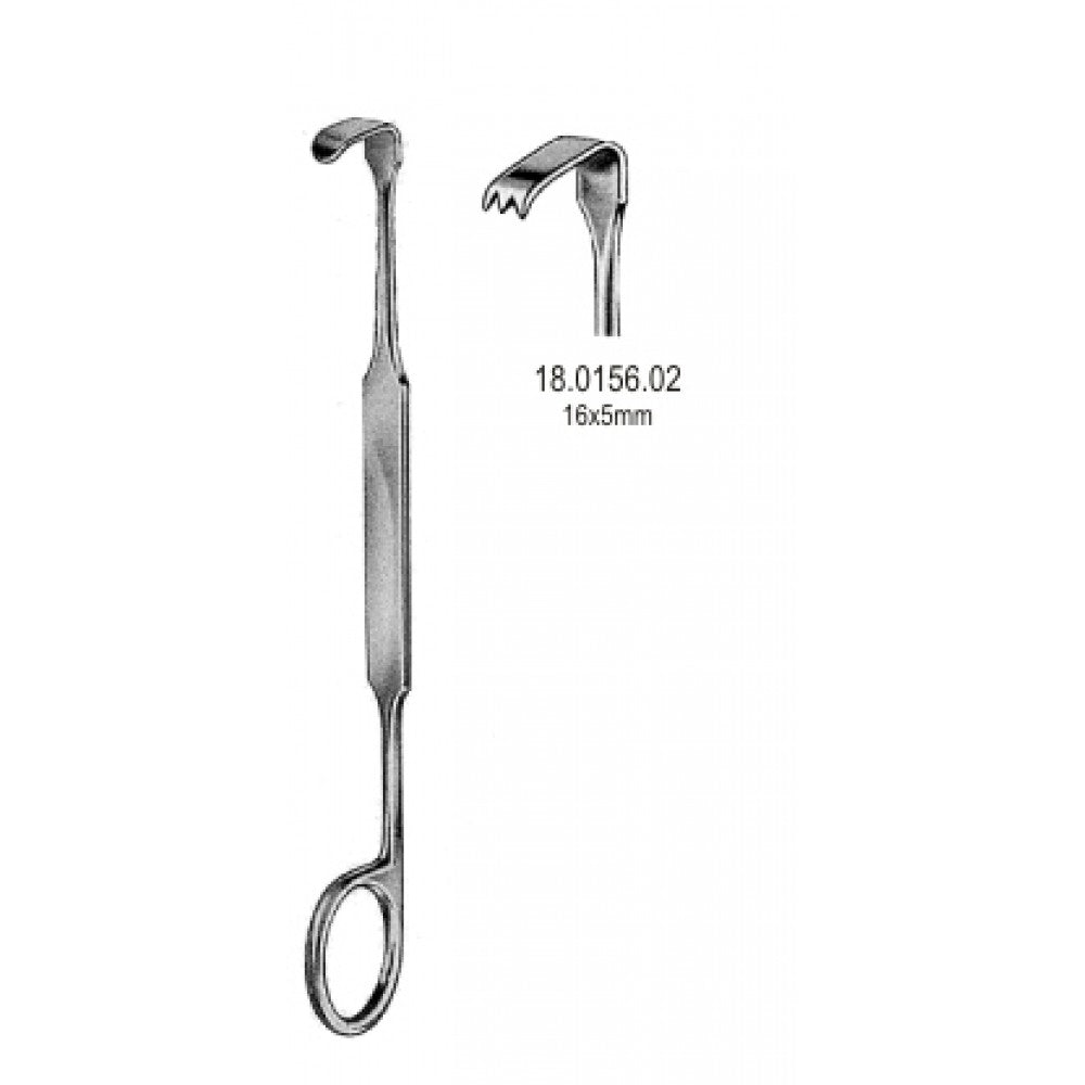 Meyerding Finger Retractor tooth 16x5mm, 18cm - Surgix Instruments