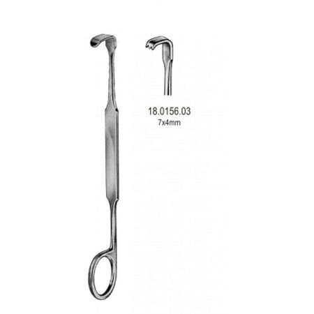Meyerding Finger Retractor tooth 7x4mm, 18cm - Surgix Instruments