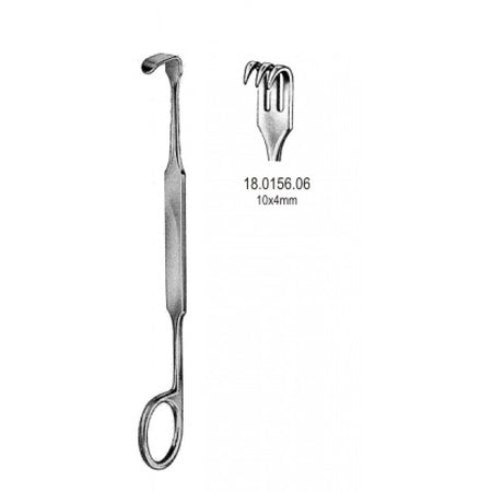 Meyerding Finger Retractor 10x4mm, 3pr. 18cm - Surgix Instruments