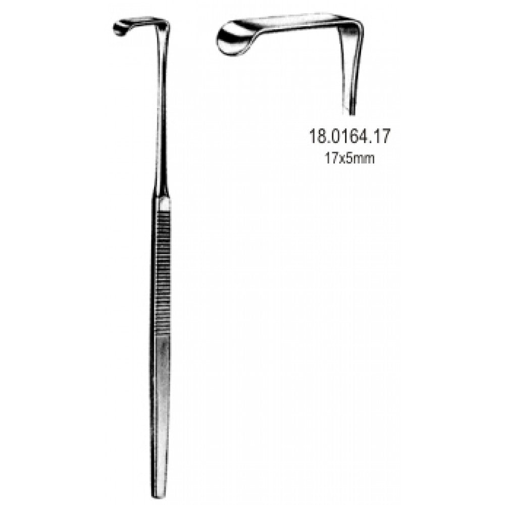 Mini Langenbeck Retractor 17x5mm, 16cm - Surgix Instruments
