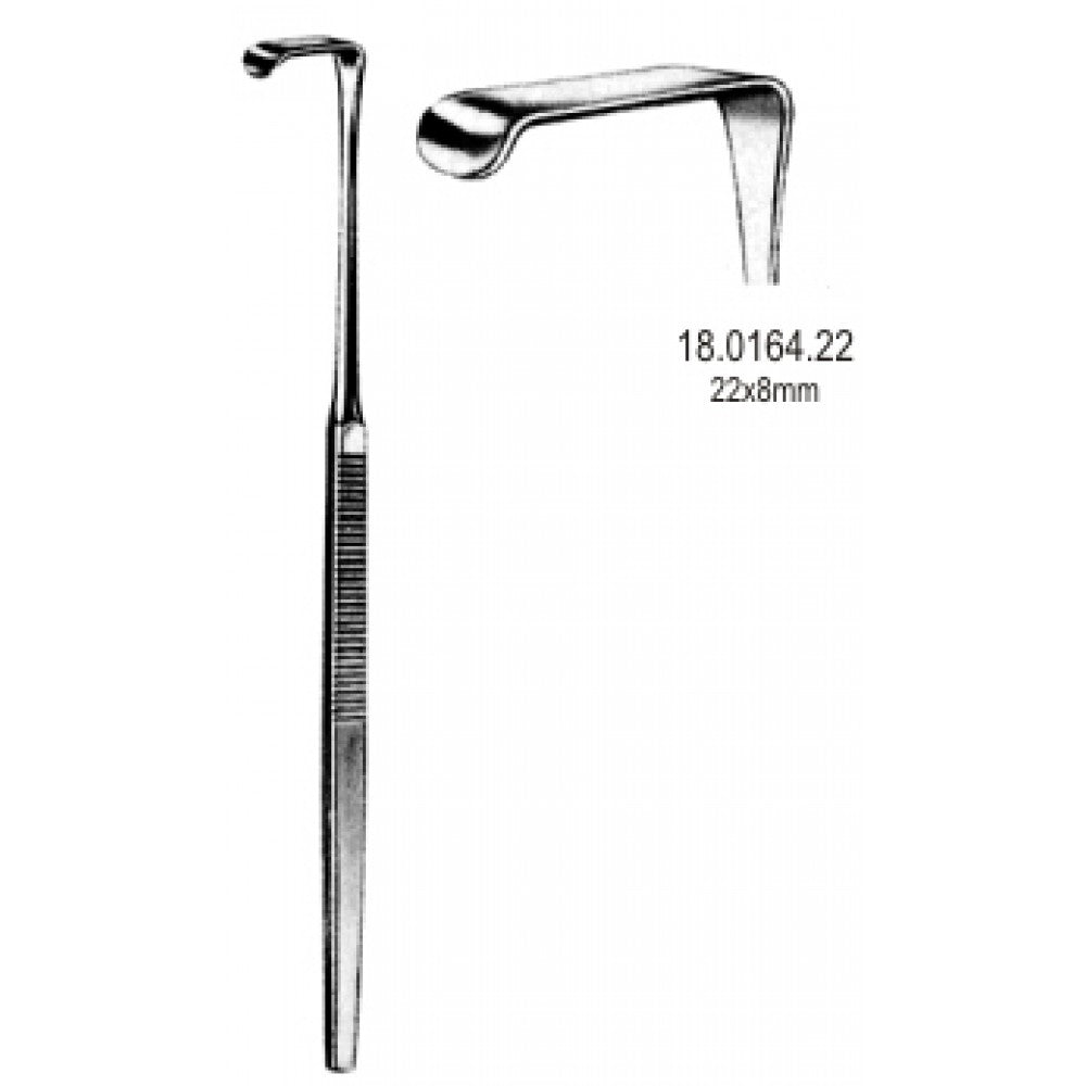 Mini Langenbeck Retractor 22x8mm, 16cm - Surgix Instruments