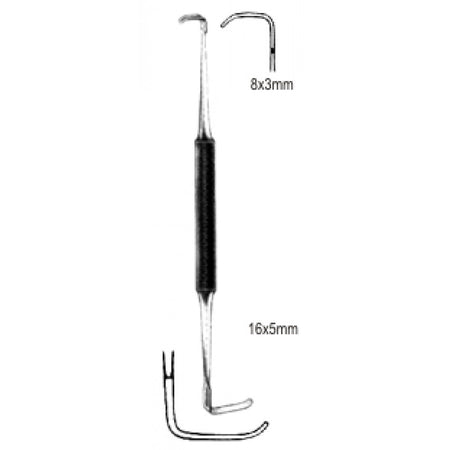 Ragnell Davis Retractor R/H 5x16mm, 3x8mm, 15cm - Surgix Instruments