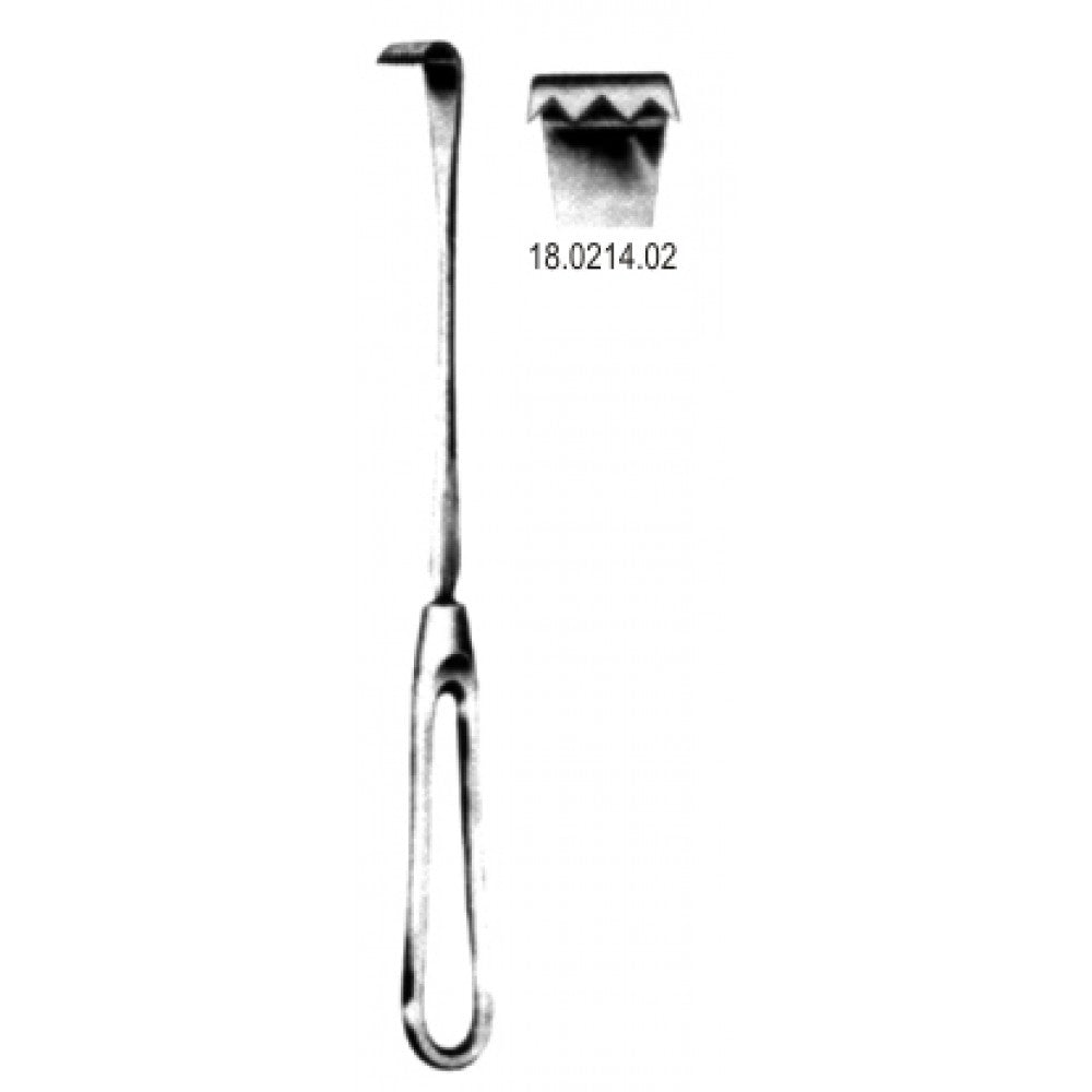 Oldberg Retractor 4 teeth, 20cm - Surgix Instruments