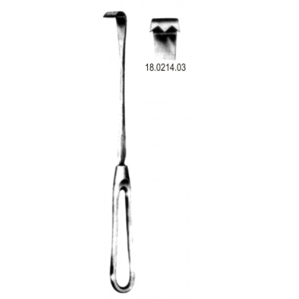 Oldberg Retractor 3 teeth, 20cm - Surgix Instruments