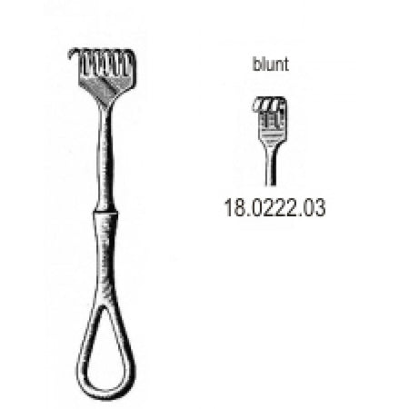 Volkmann Retractor blunt 3pr. 11.5cm - Surgix Instruments