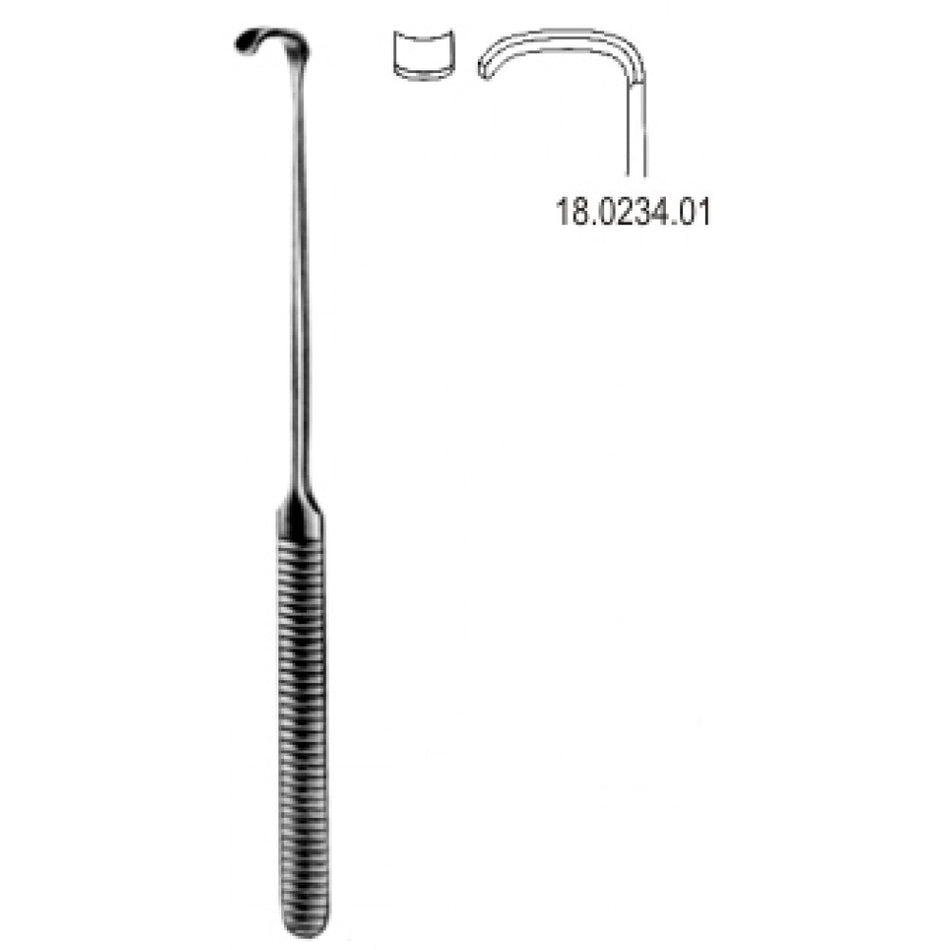 Strandell Stille Retractor 15x6mm, blunt 19cm - Surgix Instruments