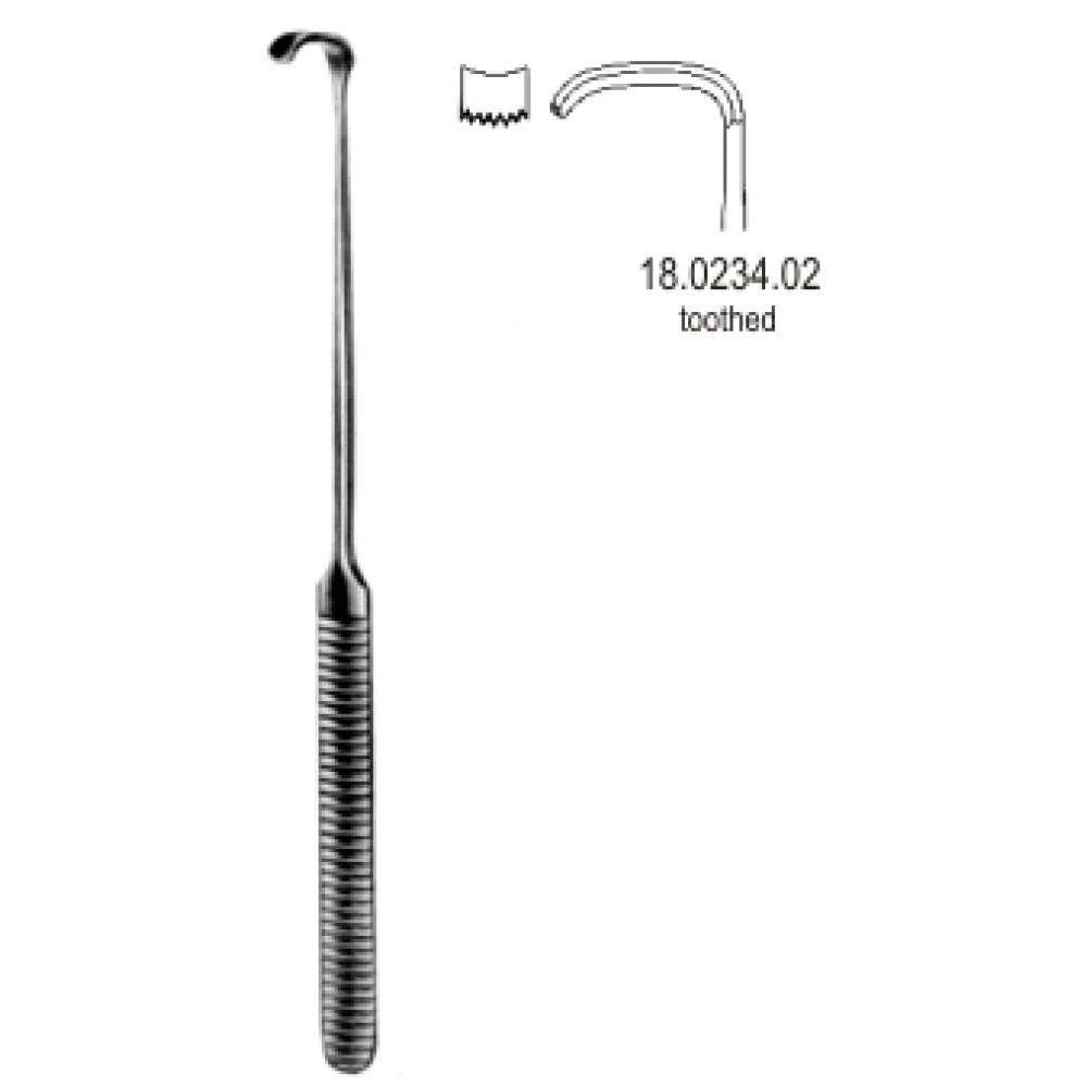 Strandell Stille Retractor 15x6mm,with T, 19cm - Surgix Instruments