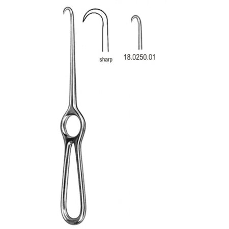 Volkmann Retractor sharp 1pr. 21.5cm - Surgix Instruments