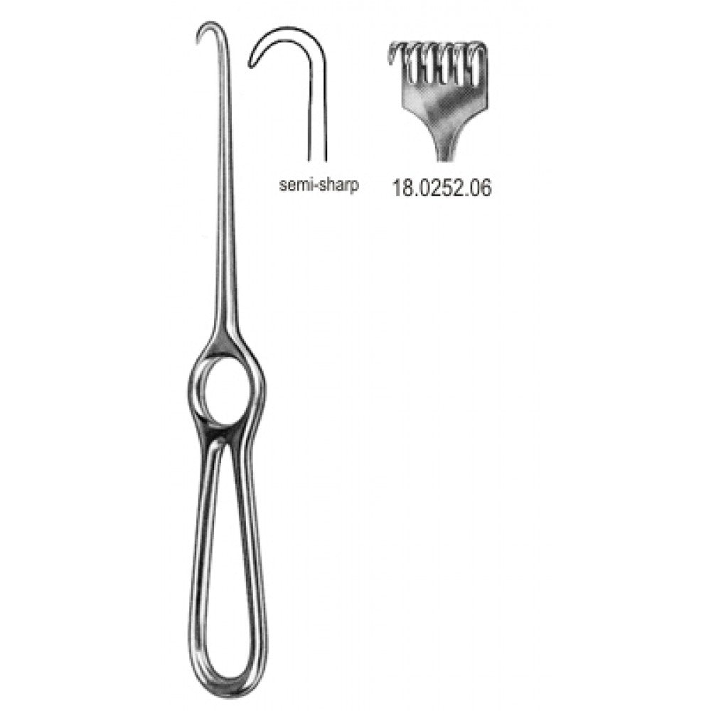 Volkmann Retractor blunt 1pr. 21.5cm - Surgix Instruments