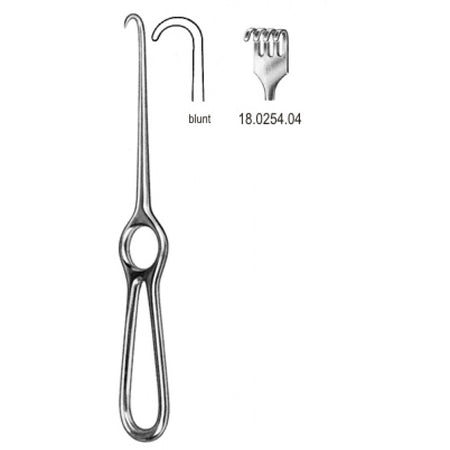 Volkmann Retractor blunt 4pr. 21.5cm - Surgix Instruments