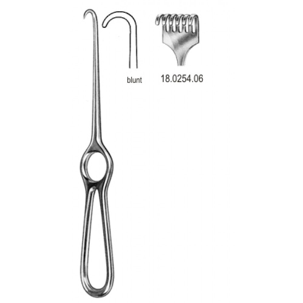 Volkmann Retractor blunt 6pr. 21.5cm - Surgix Instruments