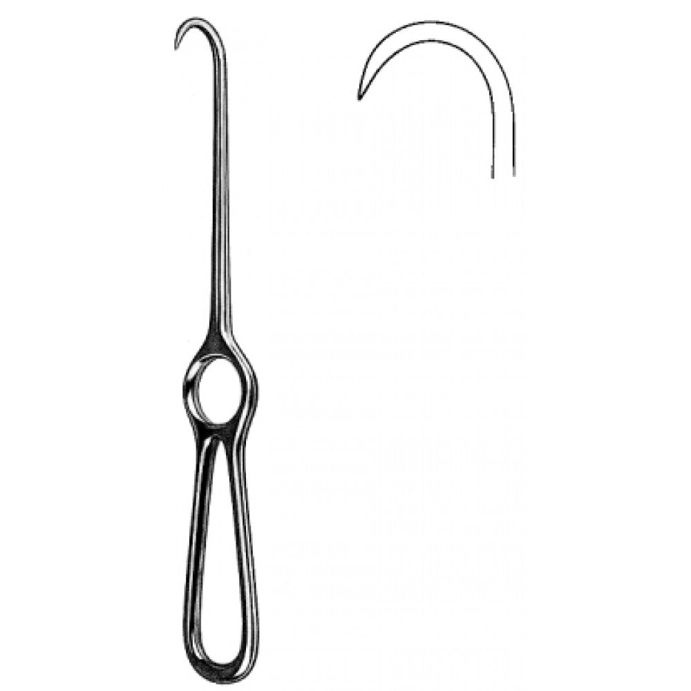 Volkmann Bone Hook Retractor sharp 1 Prong 21.5cm – Surgix Instruments