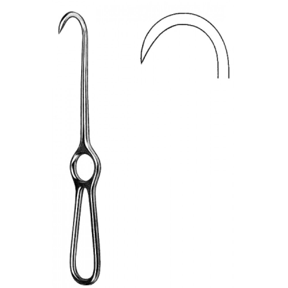 Volkmann Bone Hook Retractor sharp 20cm – Surgix Instruments