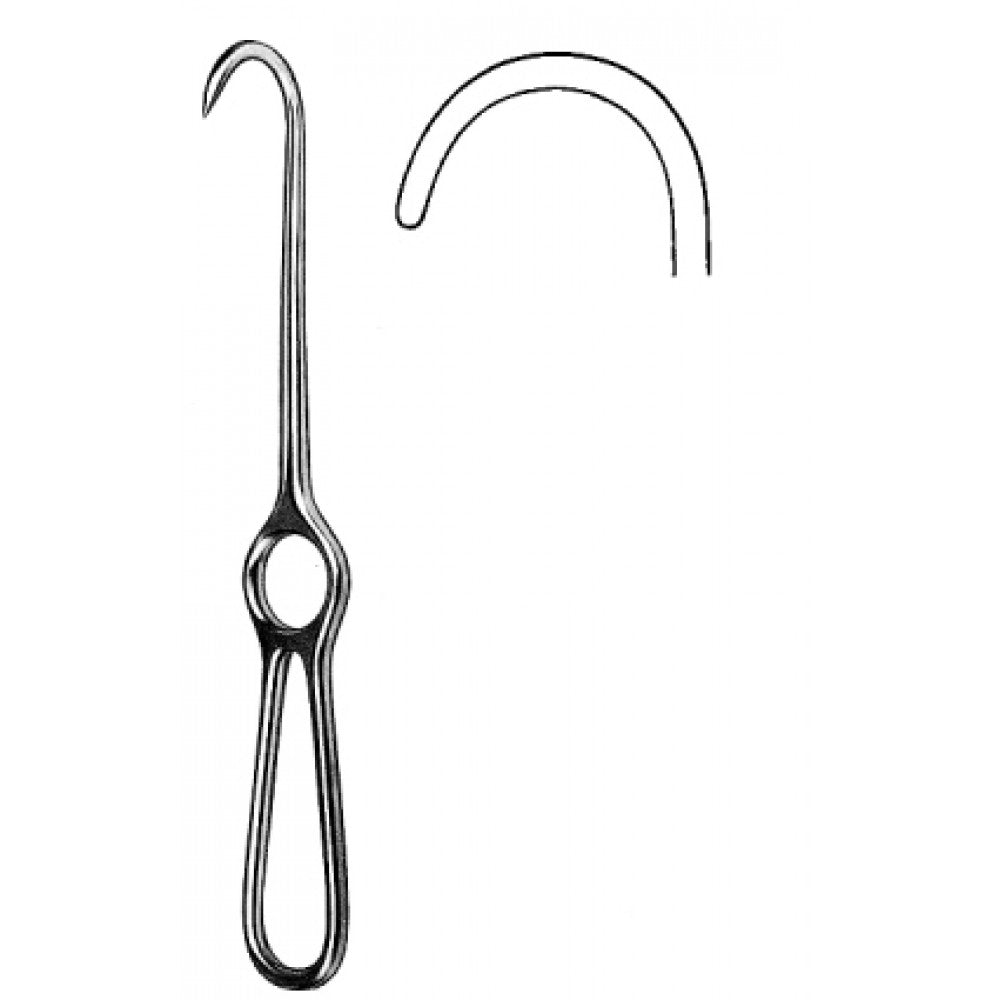 Volkmann Bone Hook Retractor blunt 20cm – Surgix Instruments